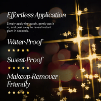 Fazit Gold Glitter Freckles Makeup Patches