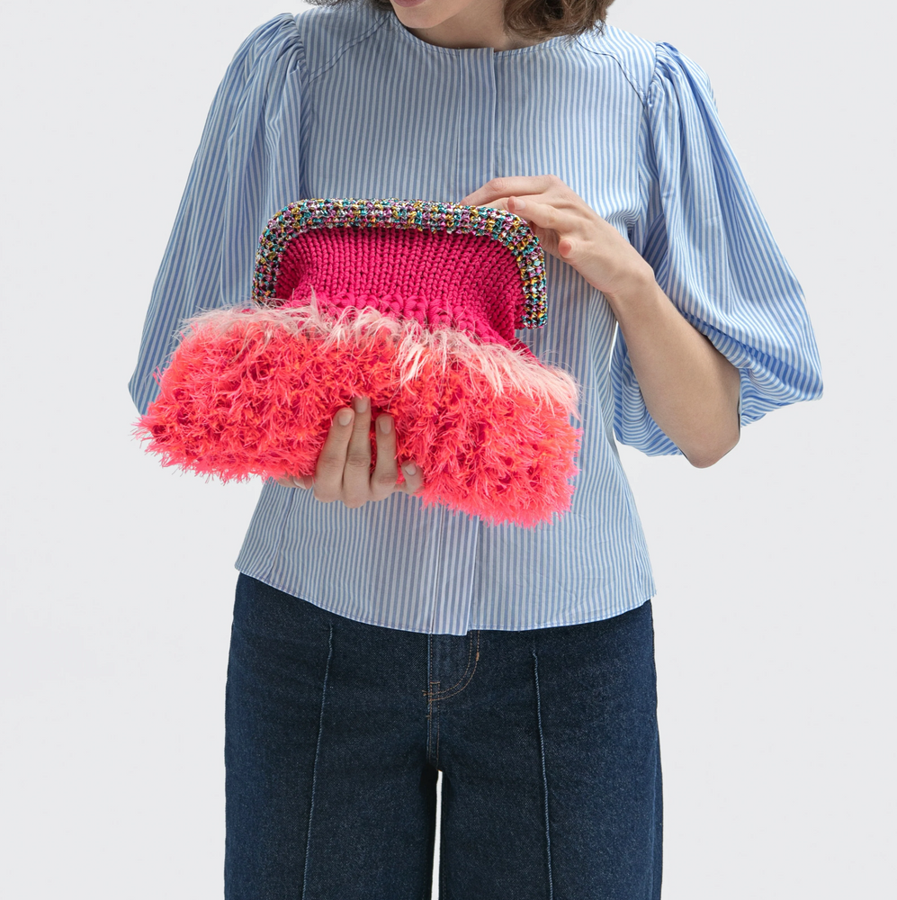 Nadia Dafri Tuy Clutch - Burnt Orange - View 2