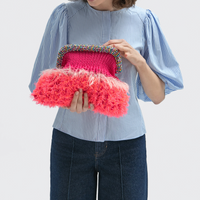Nadia Dafri Tuy Clutch - Burnt Orange