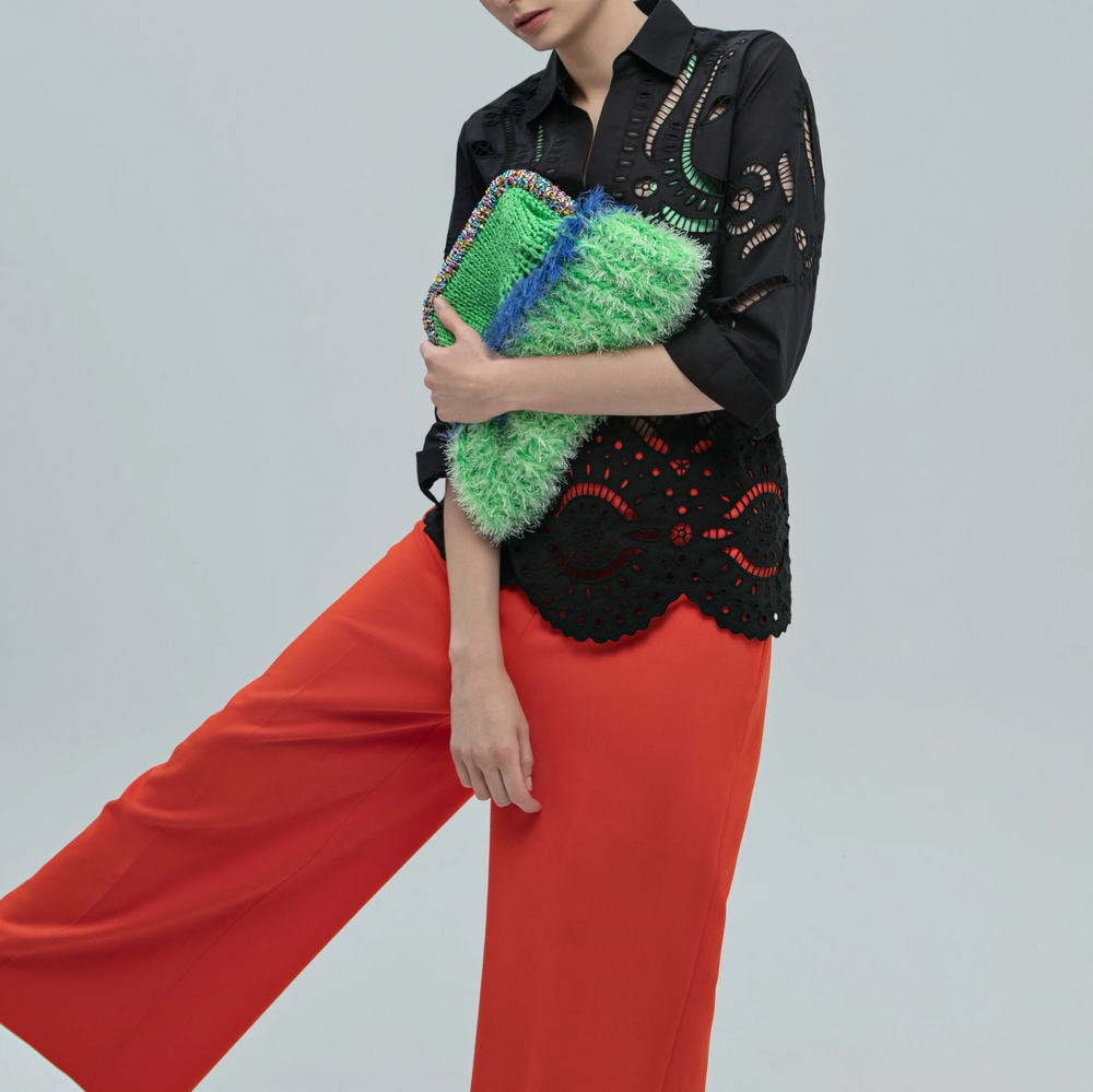 Nadia Dafri Tuy Clutch - Burnt Orange - View 3