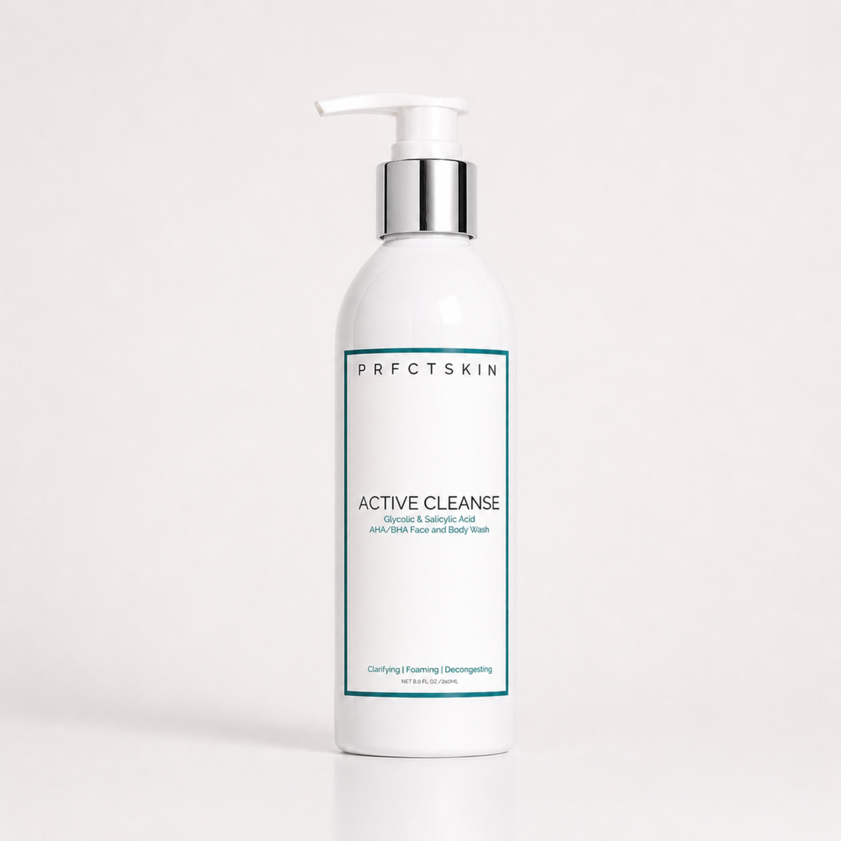 Active Cleanse: BHA/AHA Salicylic + Glycolic Exfoliating Cleanser