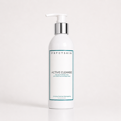 Active Cleanse: BHA/AHA Salicylic + Glycolic Exfoliating Cleanser