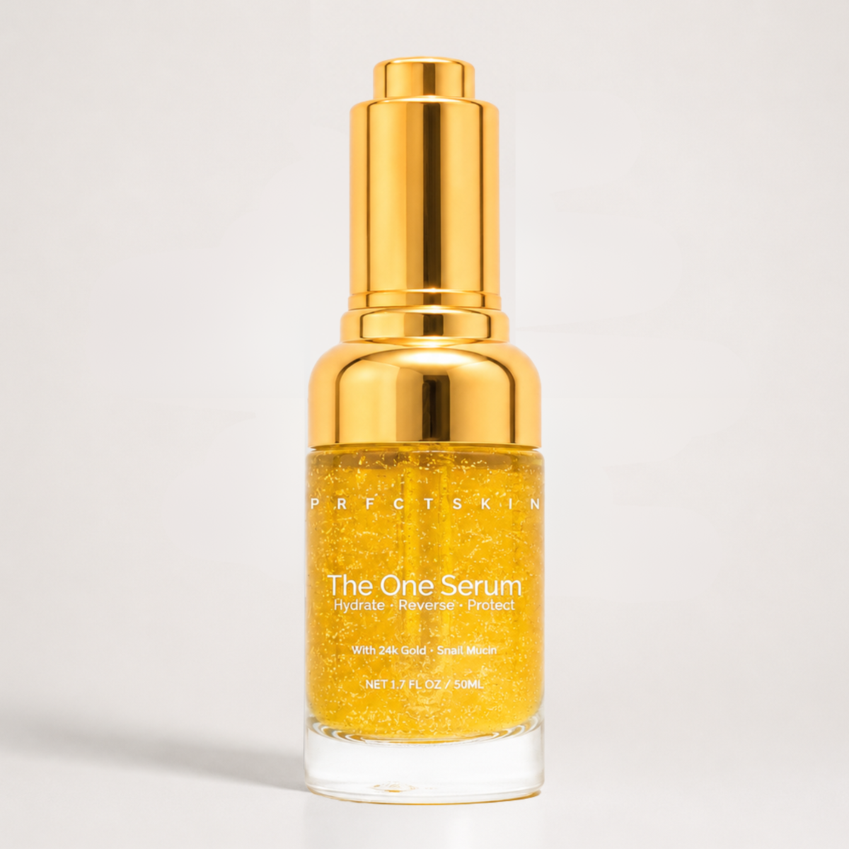 The One Serum: Hydrating & Anti-inflammatory Nourishment with 24k Gold | Snail Mucin Growth Factor