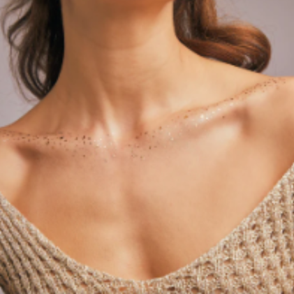 Fazit Gold Decolletage Glitter Makeup Patches - View 2