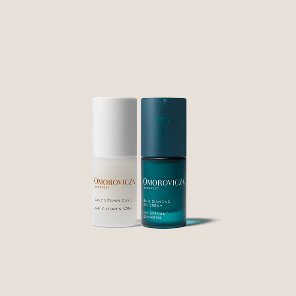 Omorovicza Day & Night Eye Cream Duo: Complete Eye Care - Vitamin C | Diamond Peptides