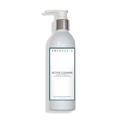 Active Cleanse: BHA/AHA Salicylic + Glycolic Exfoliating Cleanser