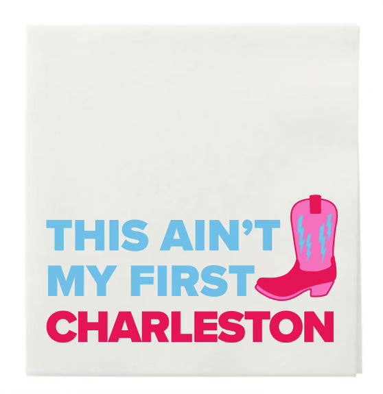 Mahjong Cocktail Napkins - This Ain't My First Charleston