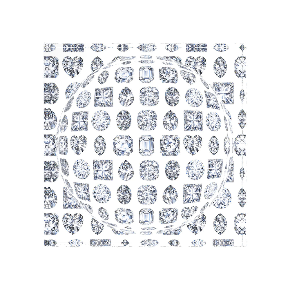 Nicolette Meyer Acrylic Catchall Dish - "Bougie Diamonds" - View 2