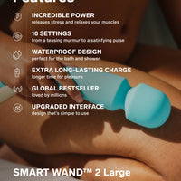 Smart Wand 2 Large in Deep Rose - by LELO