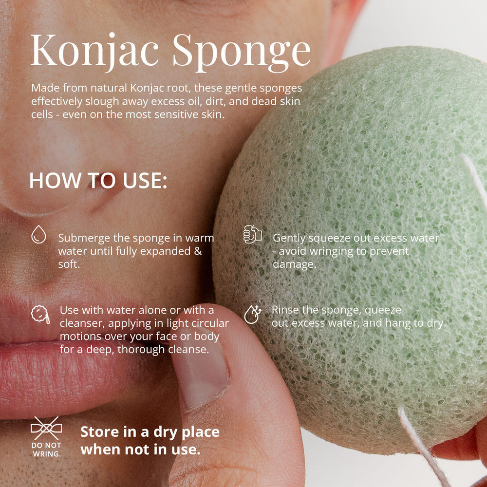 Konjac Gentle Exfoliating Sponge: Cherry Blossom - View 2