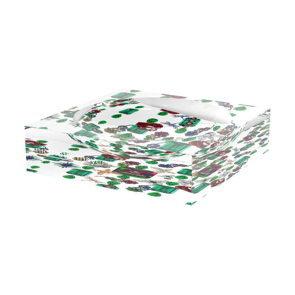 Nicolette Meyer Acrylic Catchall Dish - "Emeralds" - View 3