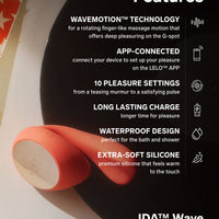 Ida Wave App-Controlled Personal Massager with WaveMotion in Black - by LELO