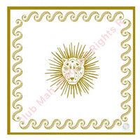 Siren Sun Goddess Leatherette Mahjong Mat by Club Mah Jenn