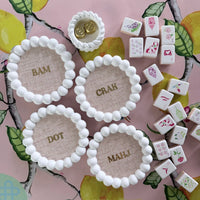 The Lara Lounge 5-Piece Mahjong Table Accessories Set