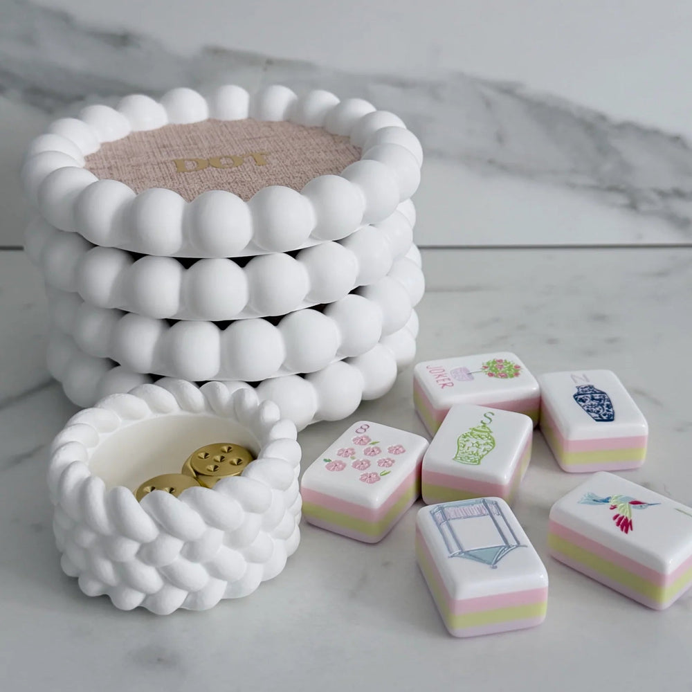 The Lara Lounge 5-Piece Mahjong Table Accessories Set - View 5