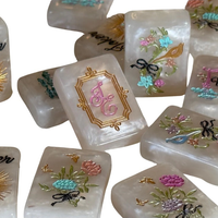 Miss Poochie Mother of Pearl Mahjong Set by Club Mah Jenn