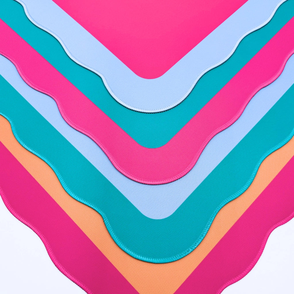 Mini Mahjong Mat | Color Wave | 21" X 21"