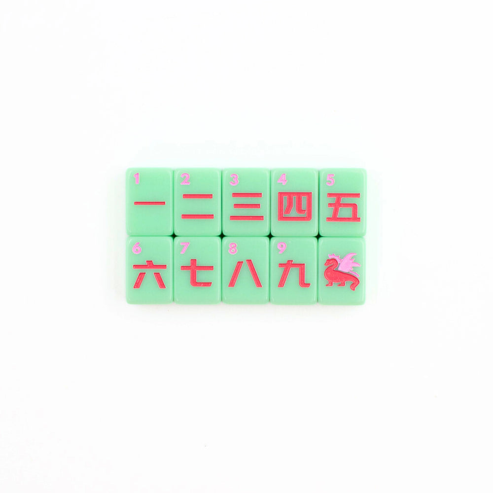 My Fair Mahjong Mini Mahjong Travel Set - Teal - View 3