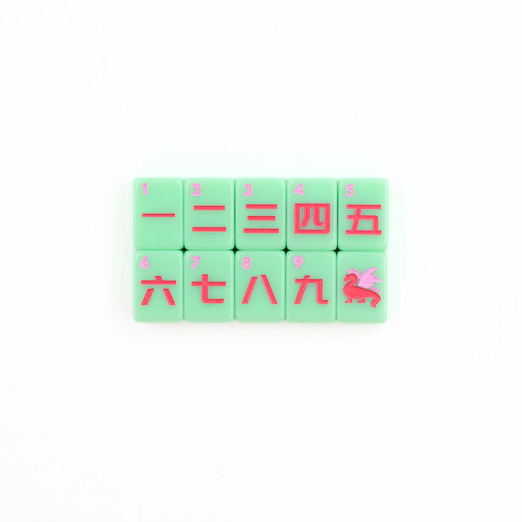 My Fair Mahjong Mini Mahjong Travel Set - Teal