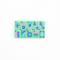 My Fair Mahjong Mini Mahjong Travel Set - Teal