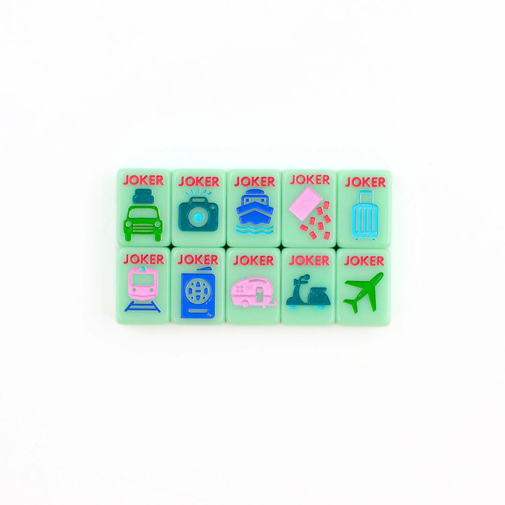 My Fair Mahjong Mini Mahjong Travel Set - Teal - View 6