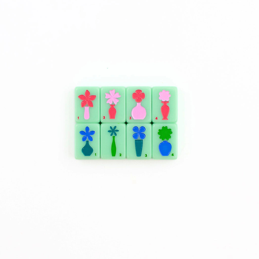 My Fair Mahjong Mini Mahjong Travel Set - Teal