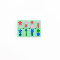My Fair Mahjong Mini Mahjong Travel Set - Teal