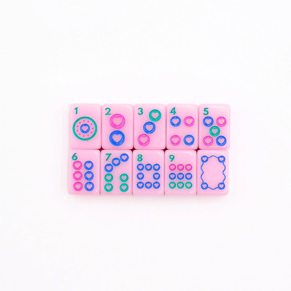 My Fair Mahjong Mini Mahjong Travel Set - Pink - View 3