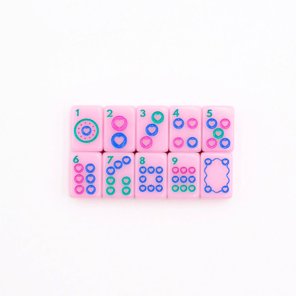 My Fair Mahjong Mini Mahjong Travel Set - Pink