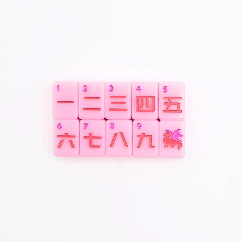 My Fair Mahjong Mini Mahjong Travel Set - Pink