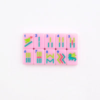 My Fair Mahjong Mini Mahjong Travel Set - Pink