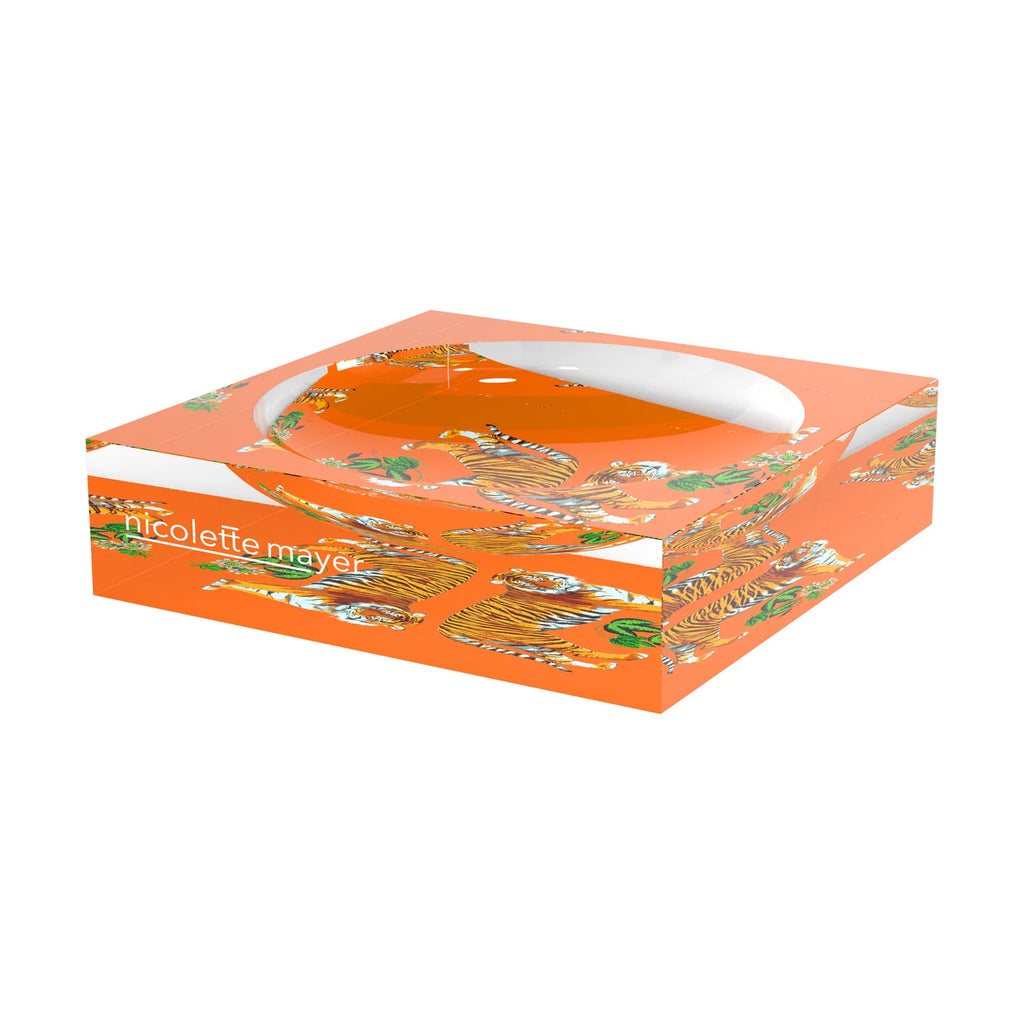 Nicolette Mayer Catchall Dish - "Orange Tiger"