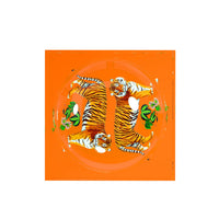 Nicolette Meyer Acrylic Catchall Dish - "Orange Tiger"