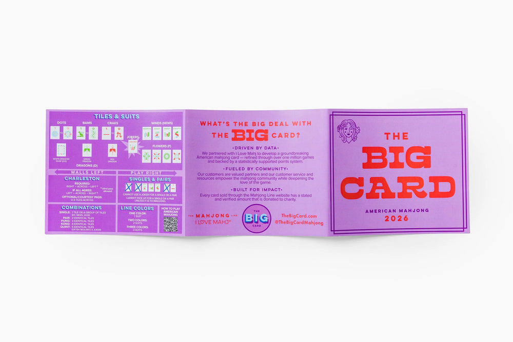 THE BIG CARD 2026 - Mahjong Playing Card by The Mahjong Line - View 3