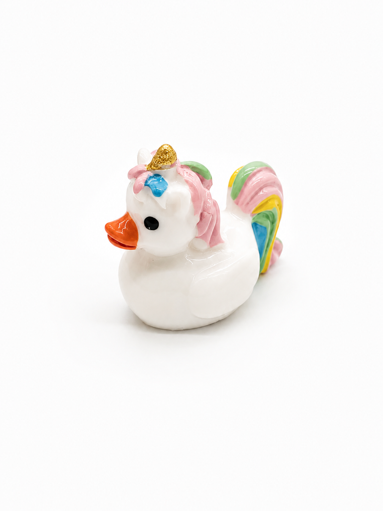 Lucky Duckies Mahjong Prizes - White Unicorn