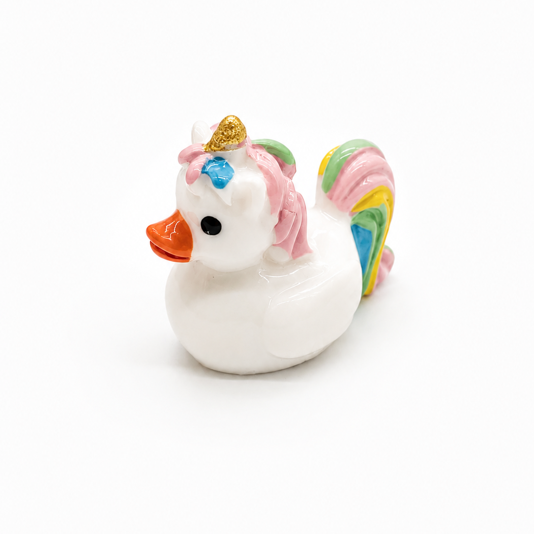 Lucky Duckies Mahjong Prizes - White Unicorn